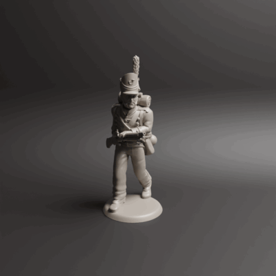 Napoleonic Portuguese Cazadores Carging 2a