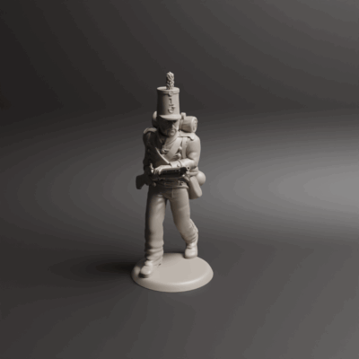 Napoleonic Portuguese Cazadores Carging 2b