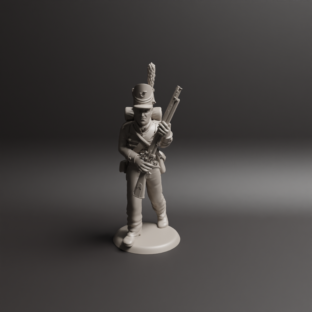 Napoleonic Portuguese Cazadores Carging 5a