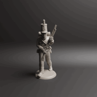 Napoleonic Portuguese Cazadores Carging 5b