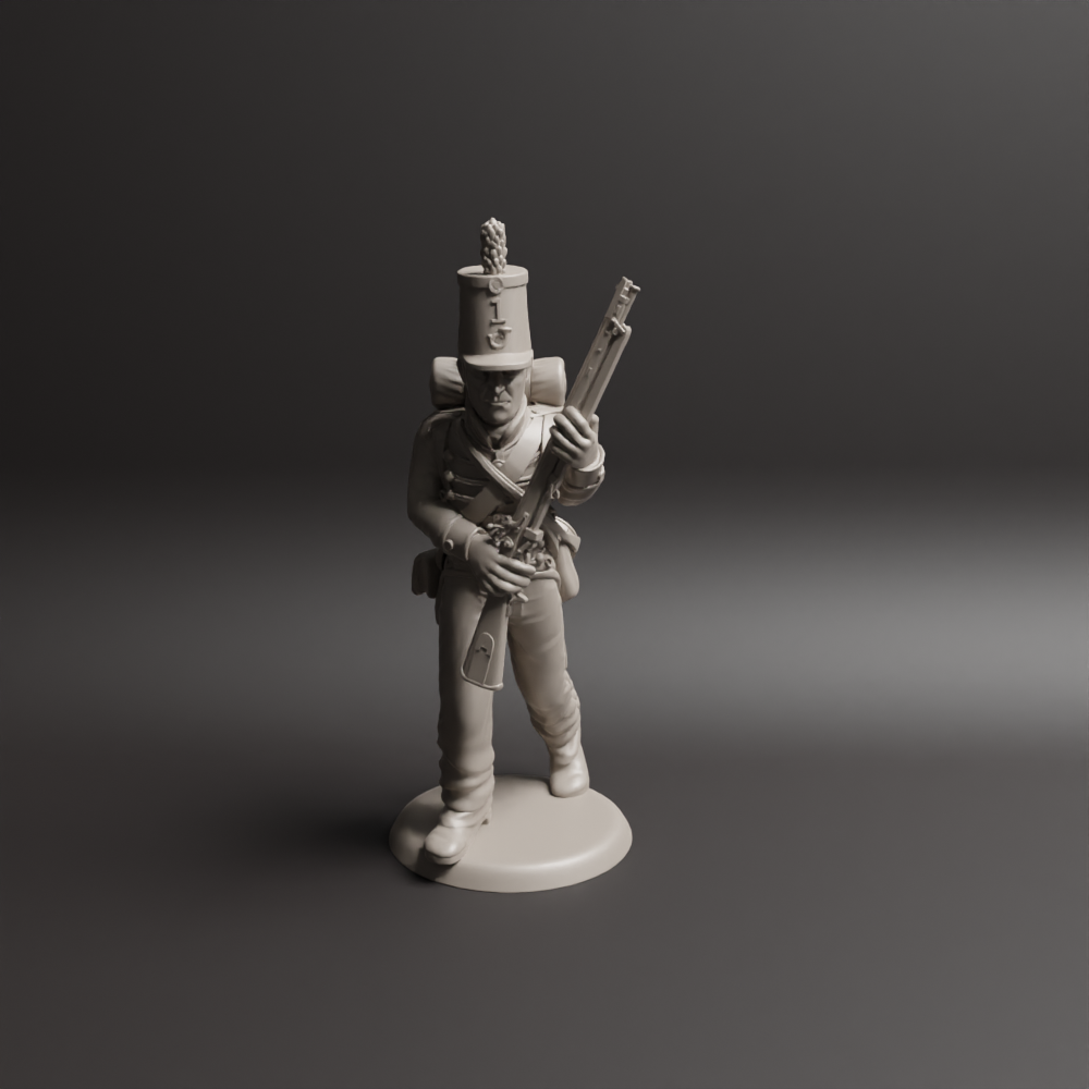 Napoleonic Portuguese Cazadores Carging 5b