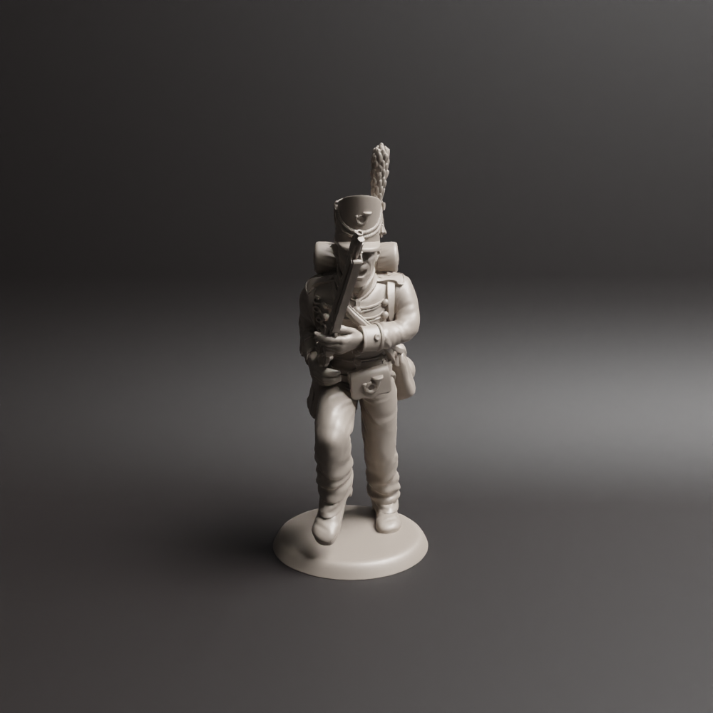 Napoleonic Portuguese Cazadores Carging 6a