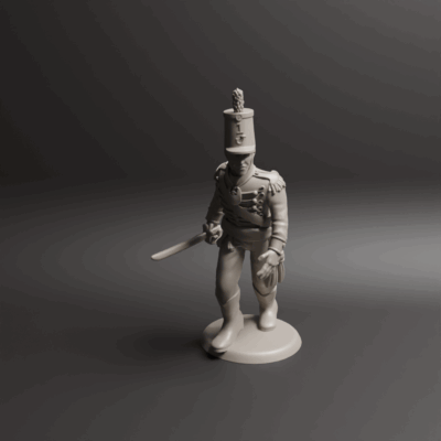 Napoleonic Portuguese Cazadores Command 1b