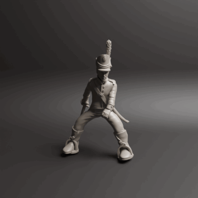 Napoleonic Portuguese Driver Limber 1a