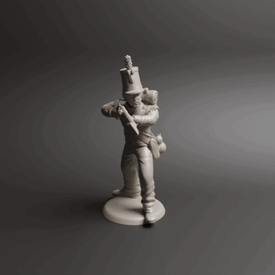 Napoleonic Portuguese Grenadier Firing 1b