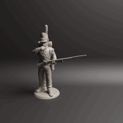 Napoleonic Portuguese Grenadier Firing 2a