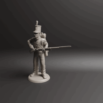 Napoleonic Portuguese Grenadier Firing 4b