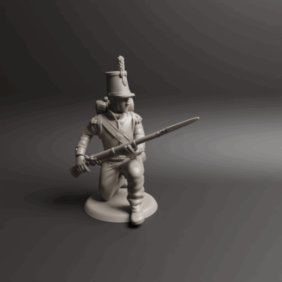 Napoleonic Portuguese Grenadier Firing 6b