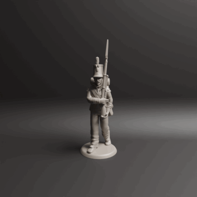 Napoleonic Portuguese Grenadier Marching 2b