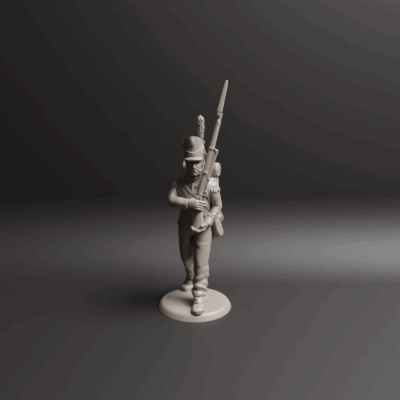 Napoleonic Portuguese Grenadier Marching 4a