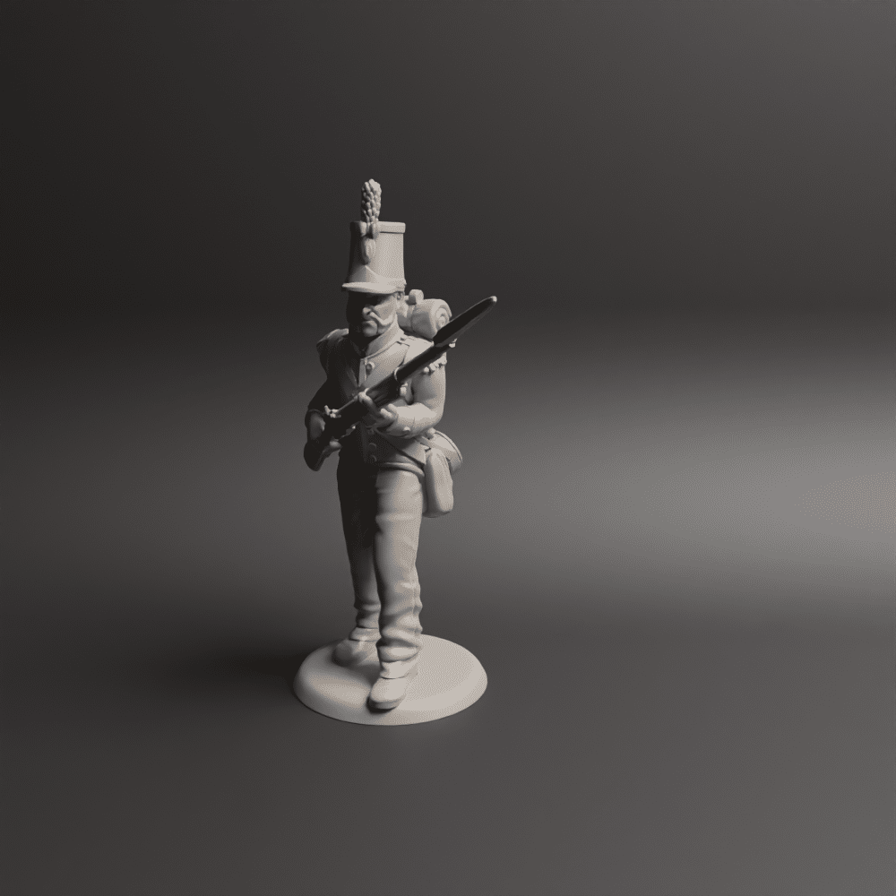 Napoleonic Portuguese Grenadiers Charging 2b