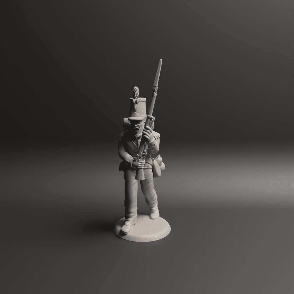 Napoleonic Portuguese Grenadiers Charging 3b