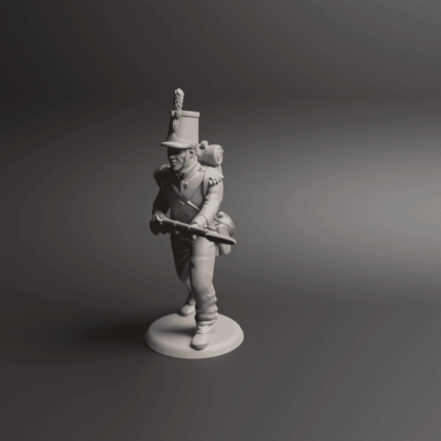 Napoleonic Portuguese Grenadiers Charging 4b