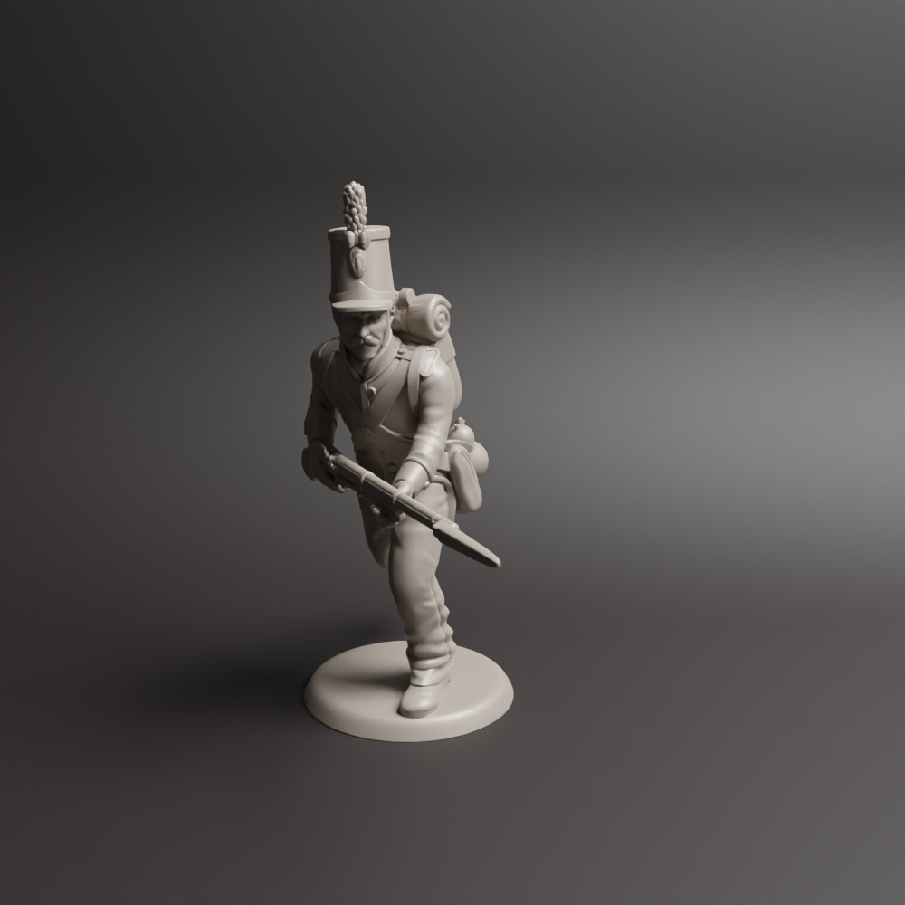 Napoleonic Portuguese Line Infantry Charging 2b