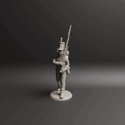 Napoleonic Portuguese Line Infantry Marching 4b