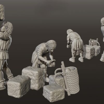 Medieval Set of Builders