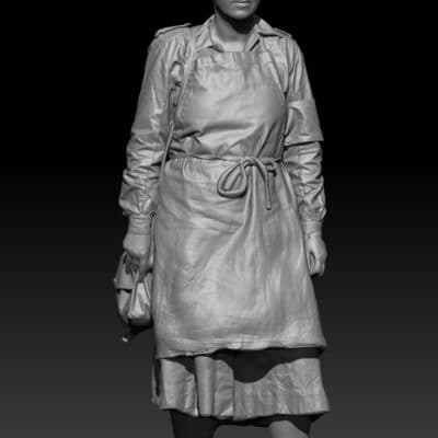 Nurse standing still, WW2