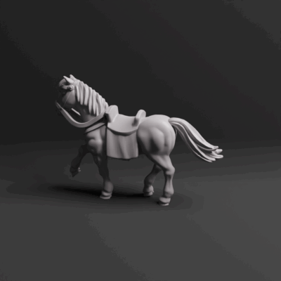 Germanic Cavalry Command Leader 01 Horse