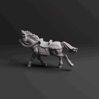 Germanic Chieftain Horse 01