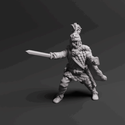 Germanic Chieftain On Foot 01