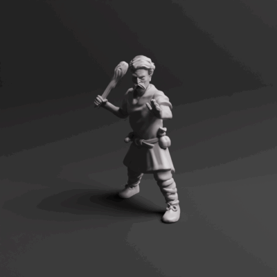 Germanic Levy Blunt Weapons 01