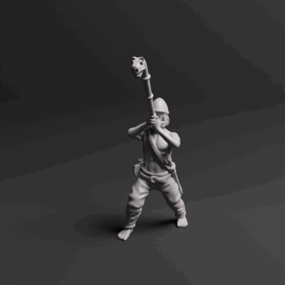 Germanic Warriors Command Carnyx 01