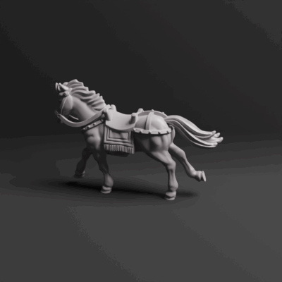 Roman Auxiliary Cavalry Command Horn 02 Horse