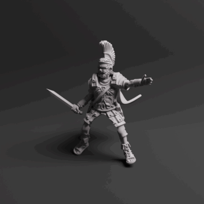 Roman General On Horse 01