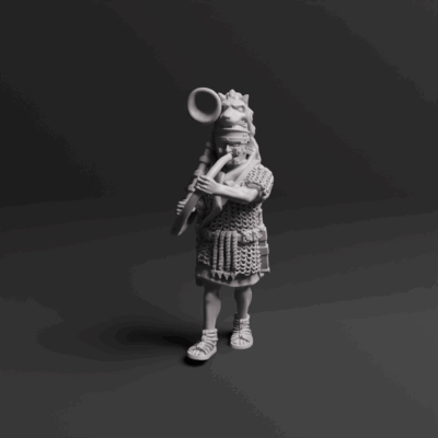 Roman Legionaries Command Cornicen 02