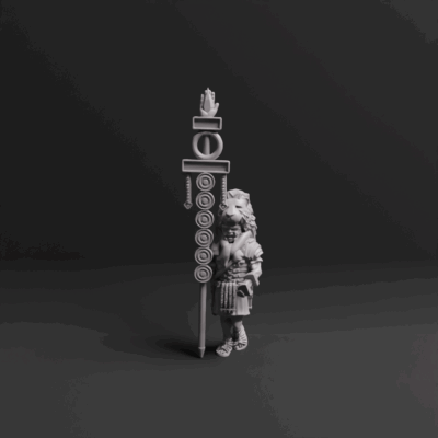 Roman Legionaries Command Signifer 01