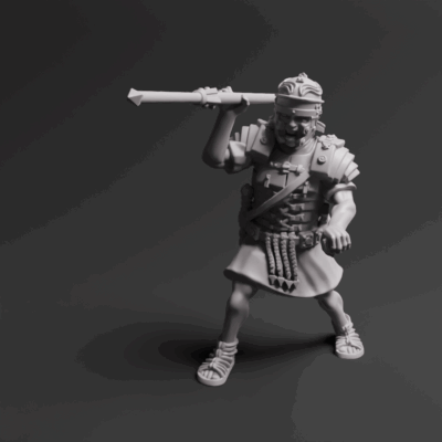 Roman Legionary Pilum Fighting 01