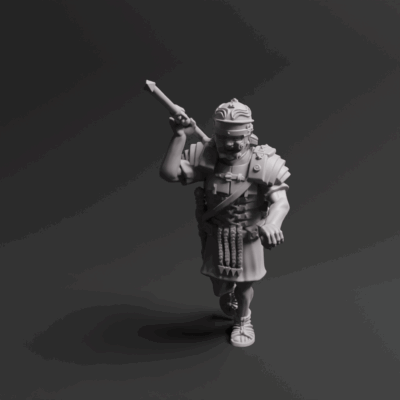 Roman Legionary Pilum Fighting 04