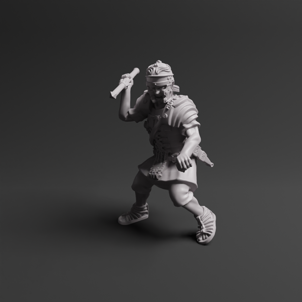 Roman Legionary Pilum Fighting 06