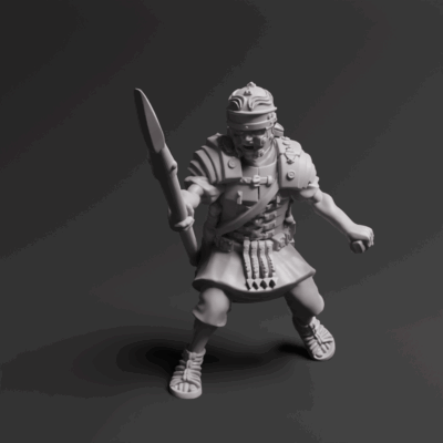 Roman Legionary Spear Fighting 04