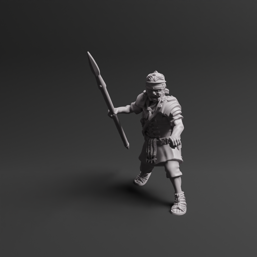 Roman Legionary Spear Fighting 06