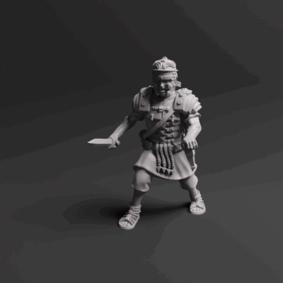 Roman Legionary Sword Fighting 02