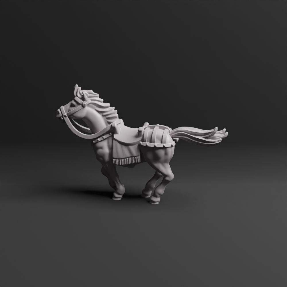 Roman Praetorian Cavalry 02 Horse