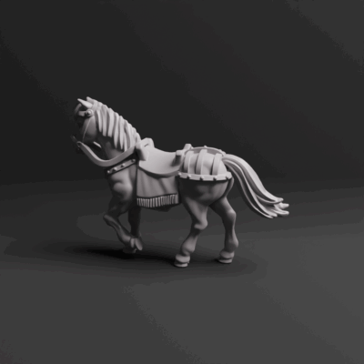 Roman Praetorian Cavalry 04 Horse