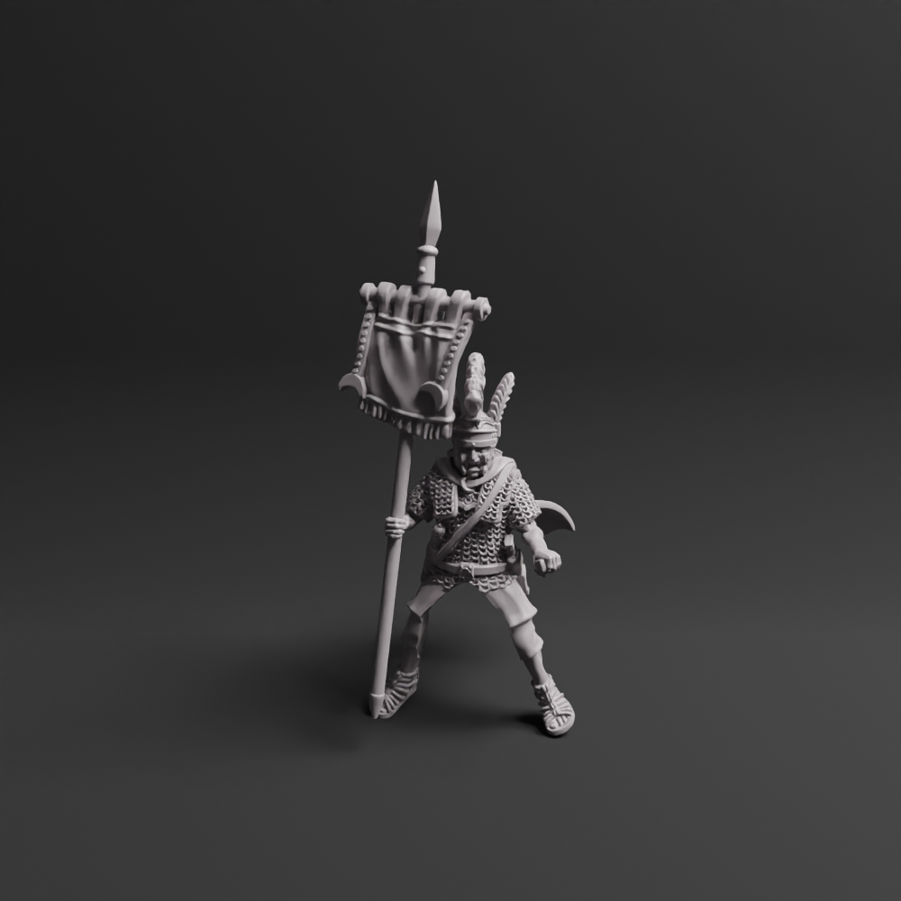 Roman Praetorian Cavalry Command Banner 01