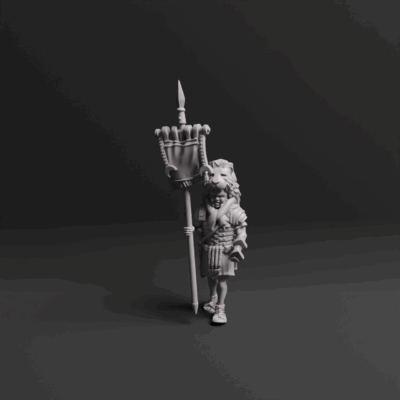 Roman Praetorians Command Signifier 01