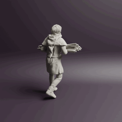 14th century Longbowman Arrow runner