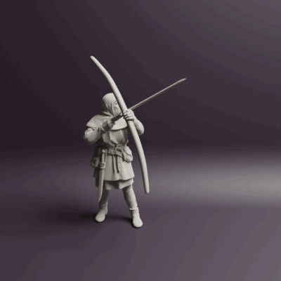 14th century Longbowman Back 4