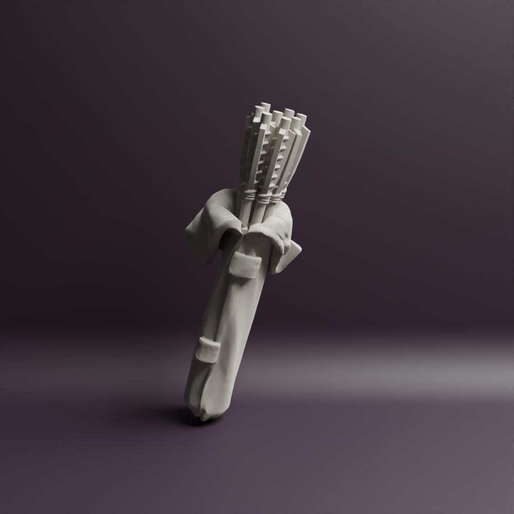 2x 14th century Longbowman Arrow Bag 1