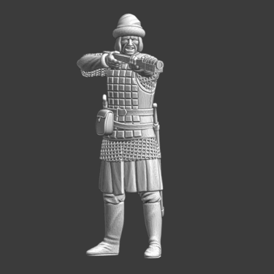 Medieval Kievan Rus Ukrainian Hand gunner