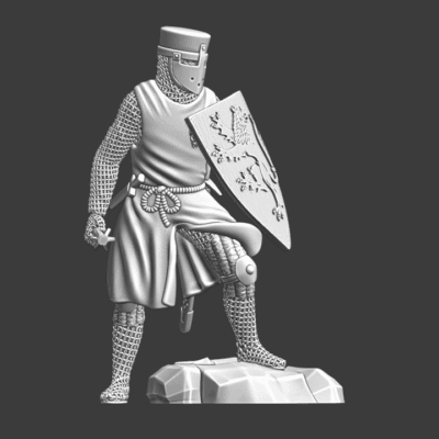 Medieval crusader knight Holyland 11th Century