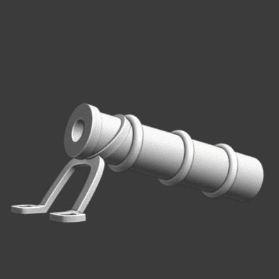 Very simple medieval cannon