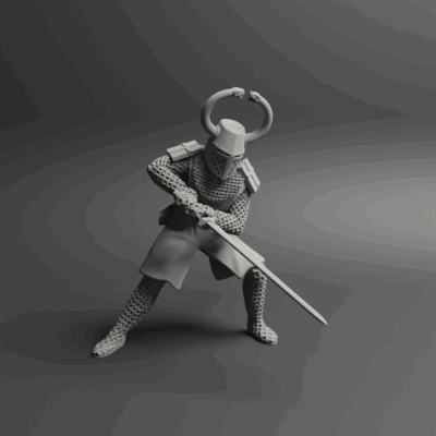 Bloodbath on the ice lake Peipus sword fighting scene Teutonic