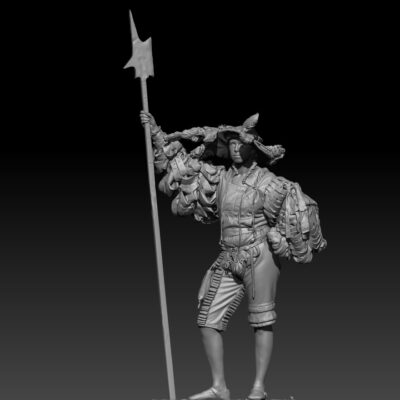 Landsknecht standing cool