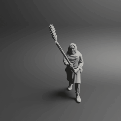 Medieval peasant levy Pose one NCM