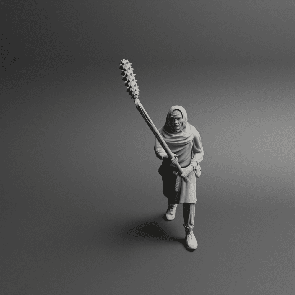 Medieval peasant levy Pose one NCM